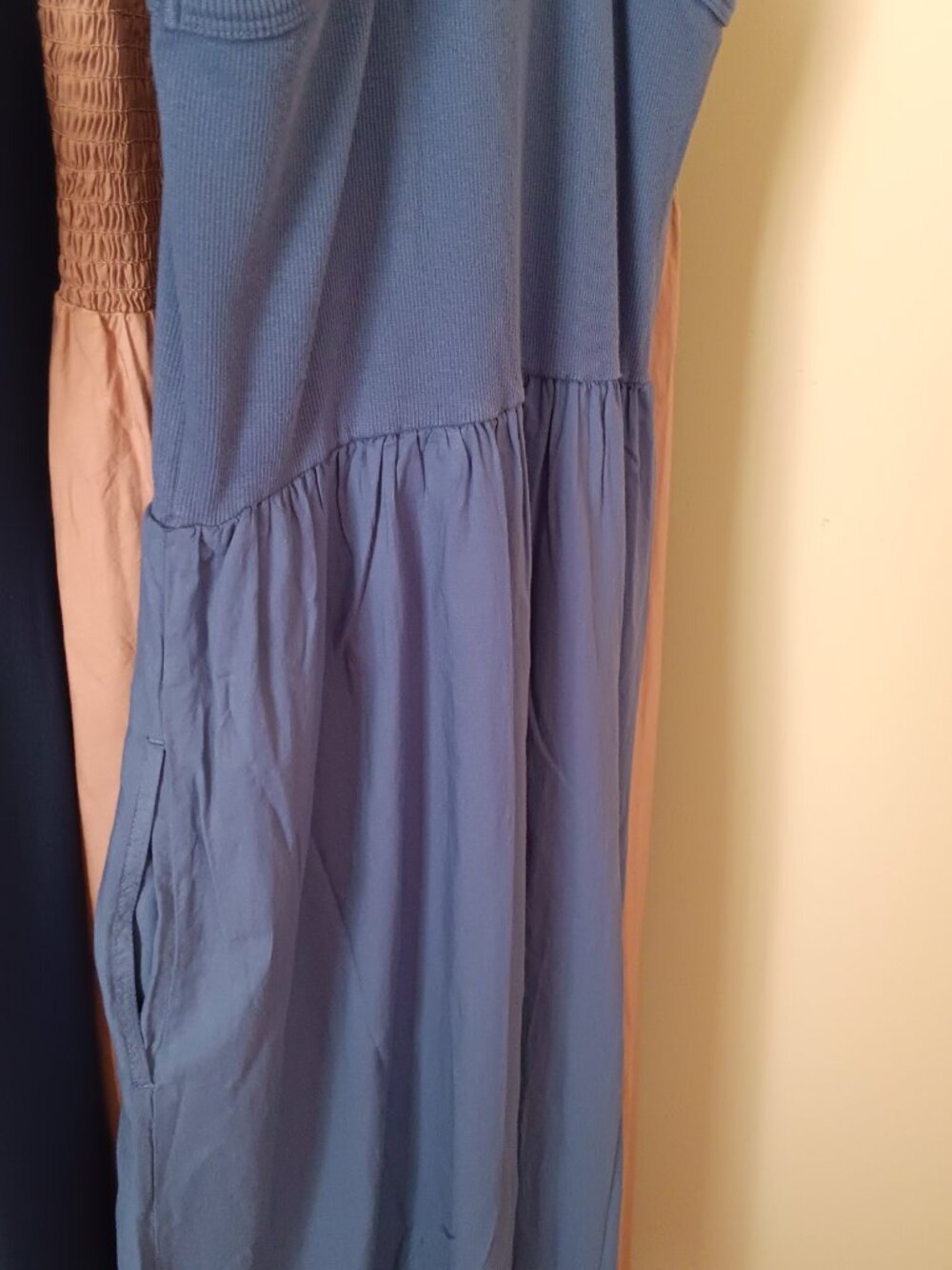 NWT XIRENA Flynn Tank Dress in Marlin Blue Cotton Maxi Size Large - Picture 9 of 15